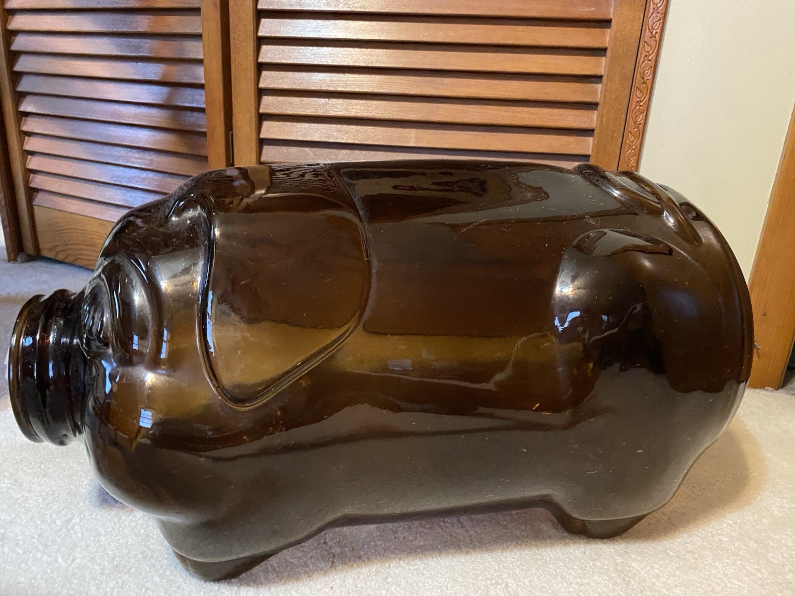 Libbey  Bank This Little Pig Went To Market LARGE