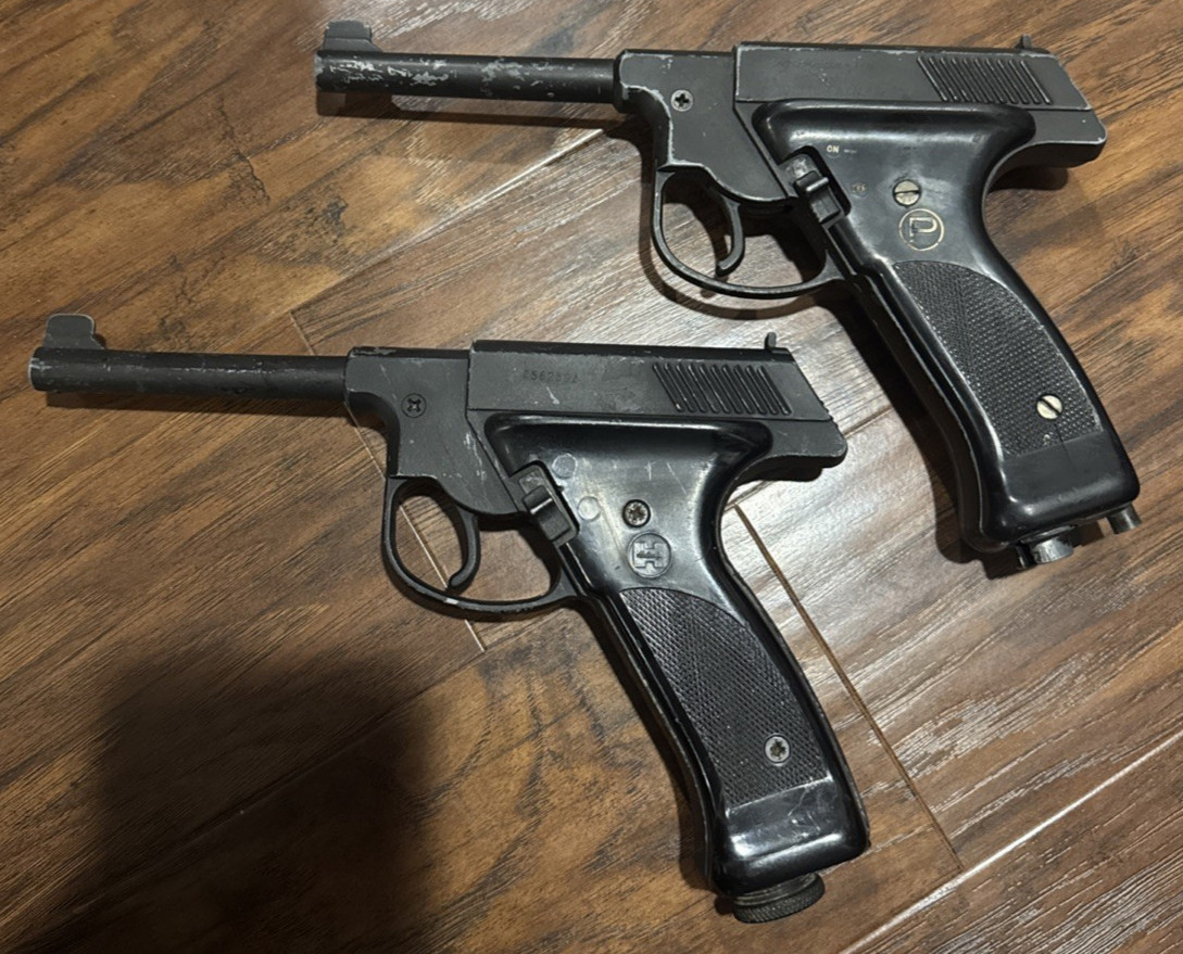 Lot of 2 Heathman CO2 AIR Pistols: Plainsman 175 + Other