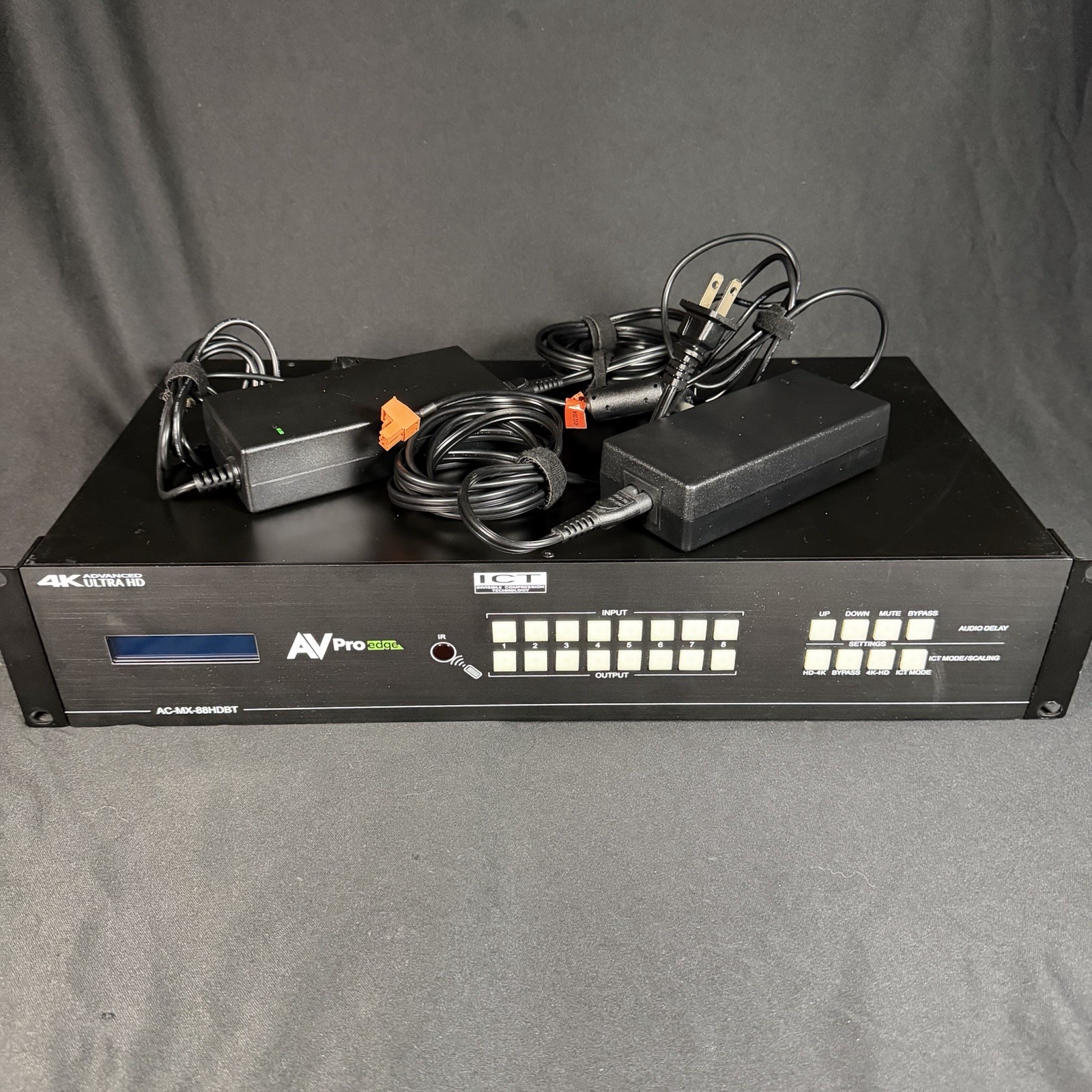 AVPro Edge AC-MX-88HDBT 8x8 HDMI Matrix Switch HDBaseT 4K Ultra HD w/3 Receivers