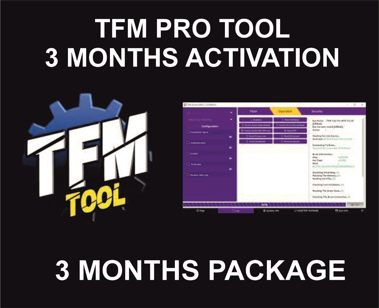 TFM Tool Pro, Time Package, 3 Months