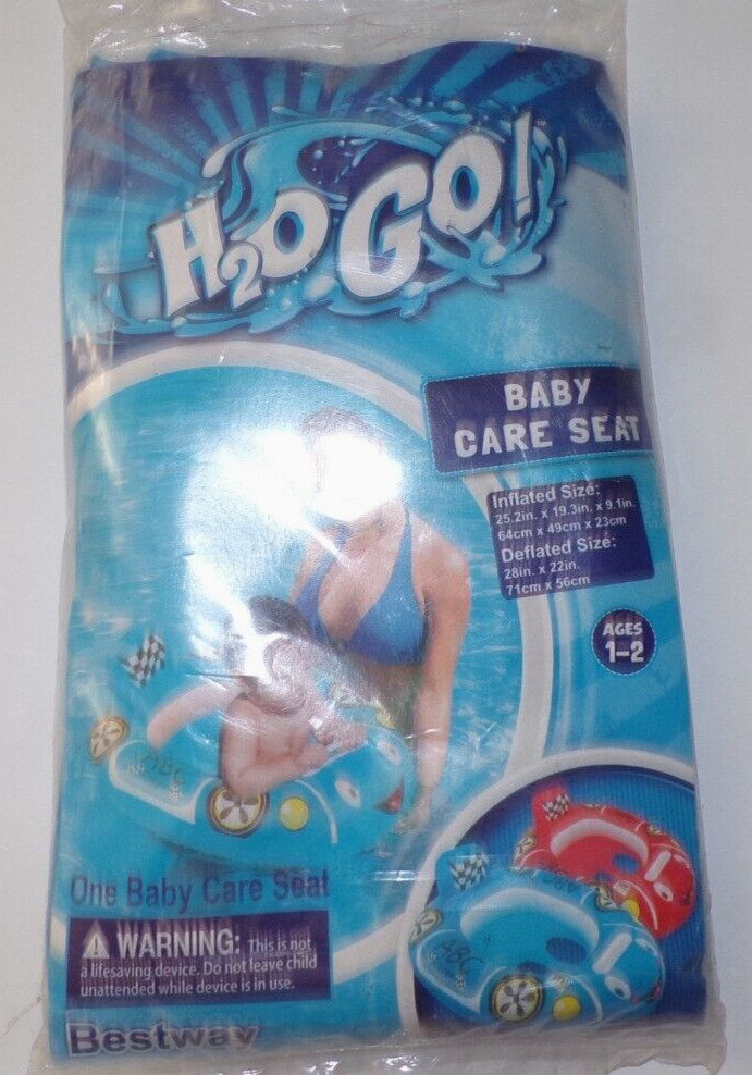 New H2O Go baby care seat 25.2x19.3 in water float tbx
