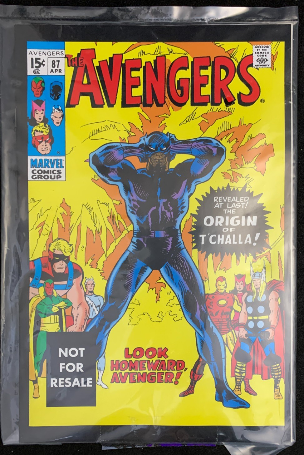 The Avengers #87 1963 Marvel Comics Reprint