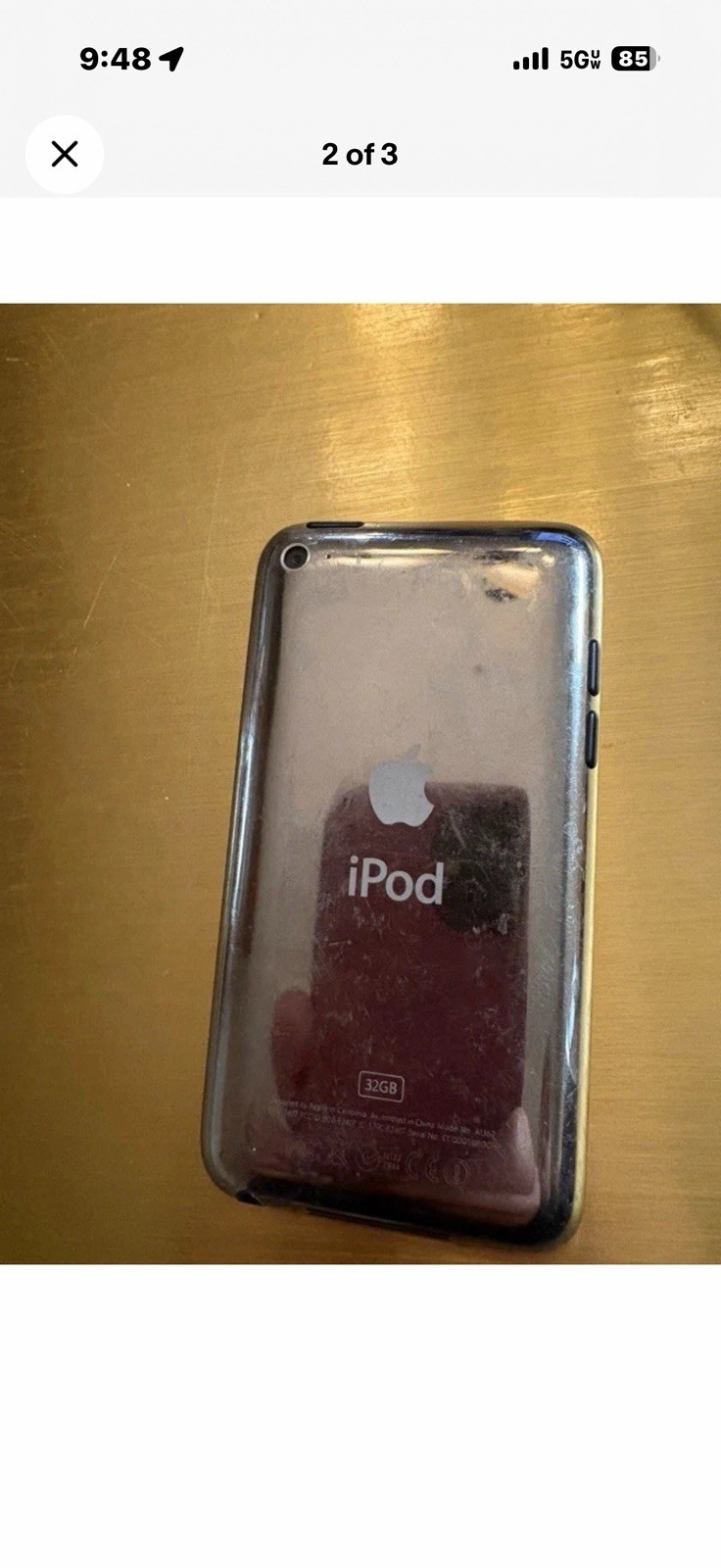 Apple iPod touch 4th Gen 32GB Black Wi-Fi Touchscreen MP3 Player w/ Wolf Case