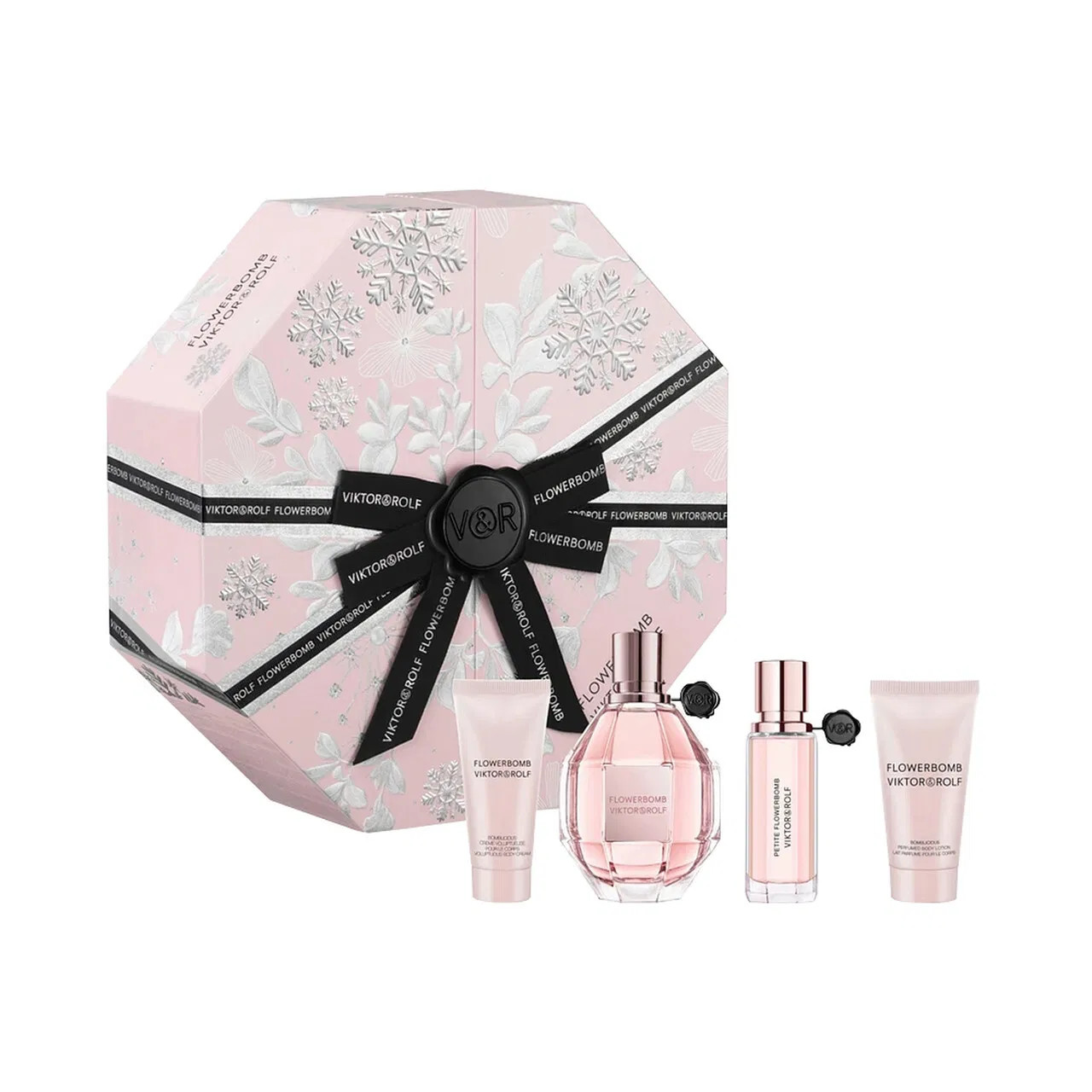 FLOWERBOMB 4 PCS SET FOR WOMEN: 3.4 EAU DE PARFUM SPRAY + 0.68 EAU DE PARFUM SPR