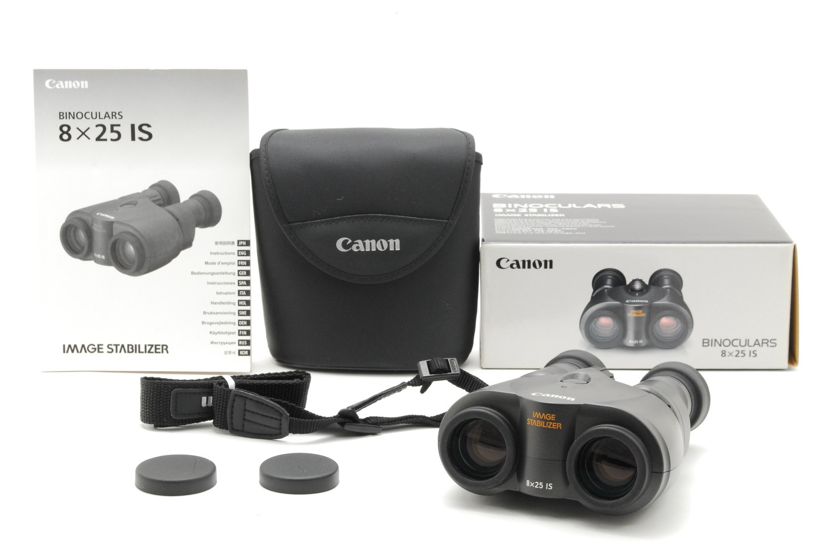 [Almost MINT in Box / Case]  Canon 8x25 IS Image Stabilization Binoculars JAPAN