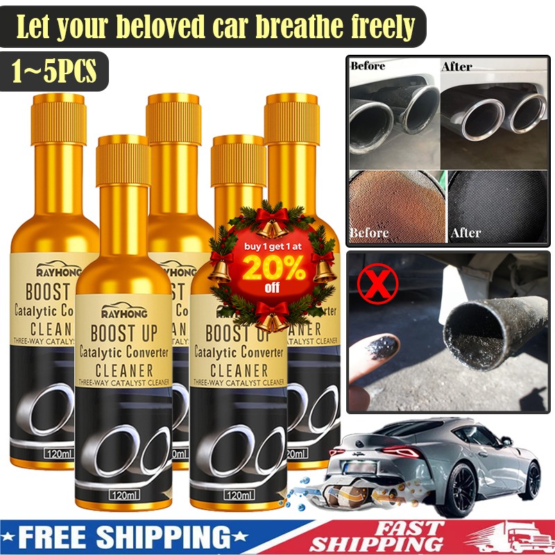 Boost Up Vehicle Engine Catalytic Converter Cleaner Cleaning Multipurpose 1-5PCS