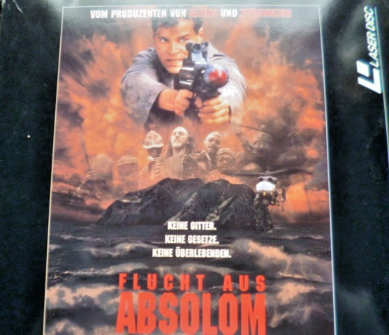 Escape from Absolom (LaserDisc) PAL version, mint condition, FSK 18