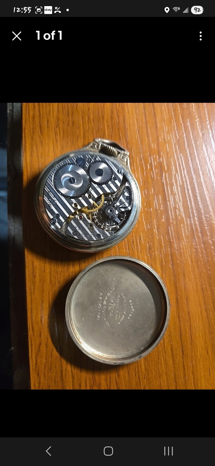 Hamilton Railroad Special Pocket Watch  21 Jewels Pennsylvania, Clean And...