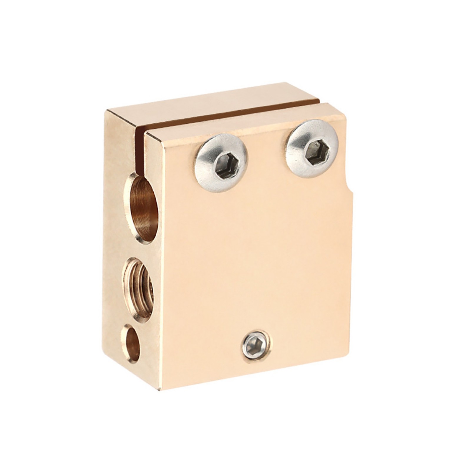 Brass Volcano Heater Block Hotend Head For E3D Hotend V6 Extruder PT100 H