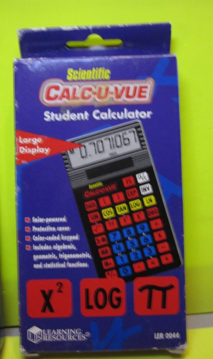 Learning Resources Scientific Calculator Calc U Vue LER0044 Lot of 2