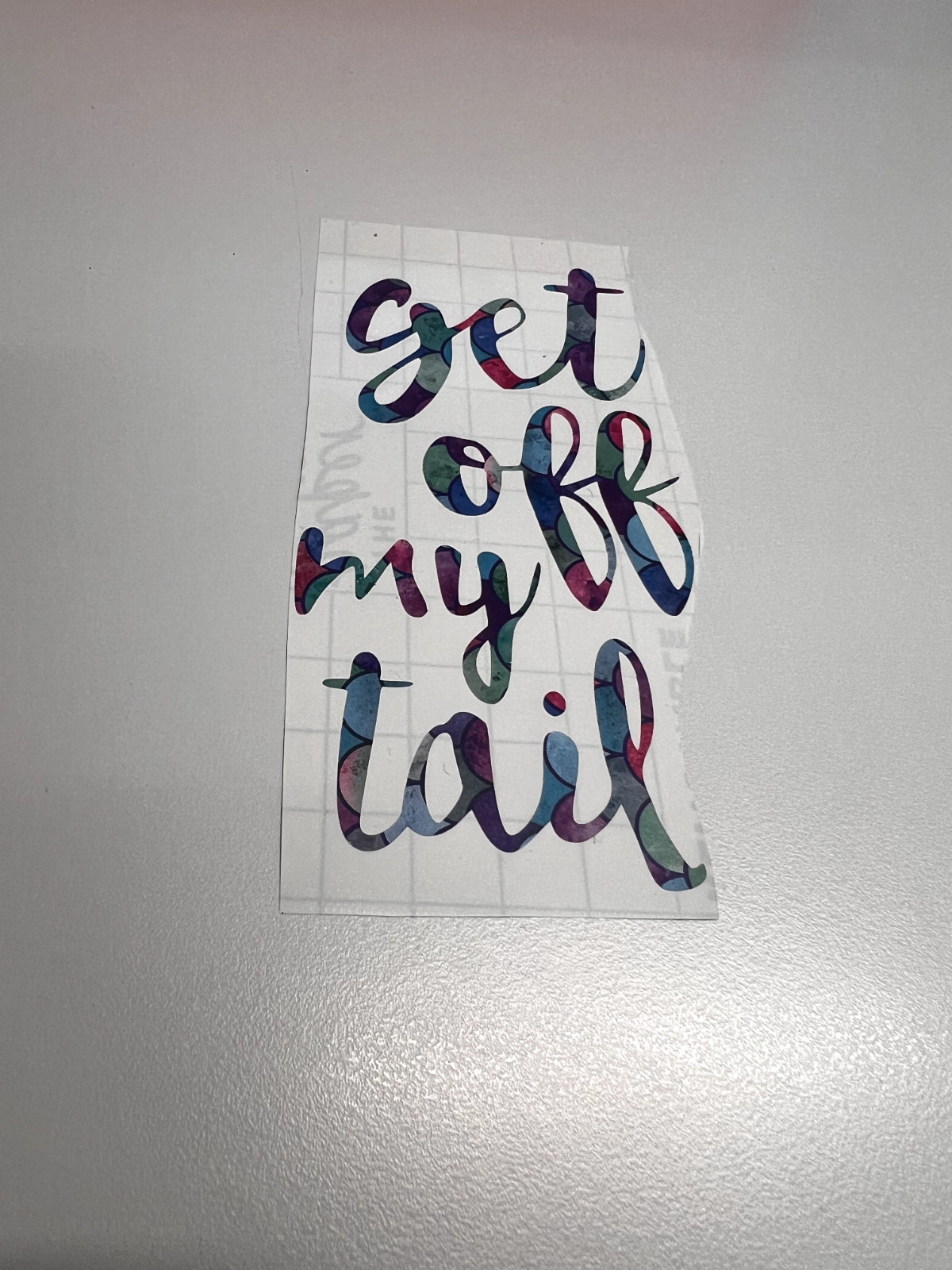 Vinyl Decal Sticker Waterproof Car Window Laptop Wall Graphic get off my tail