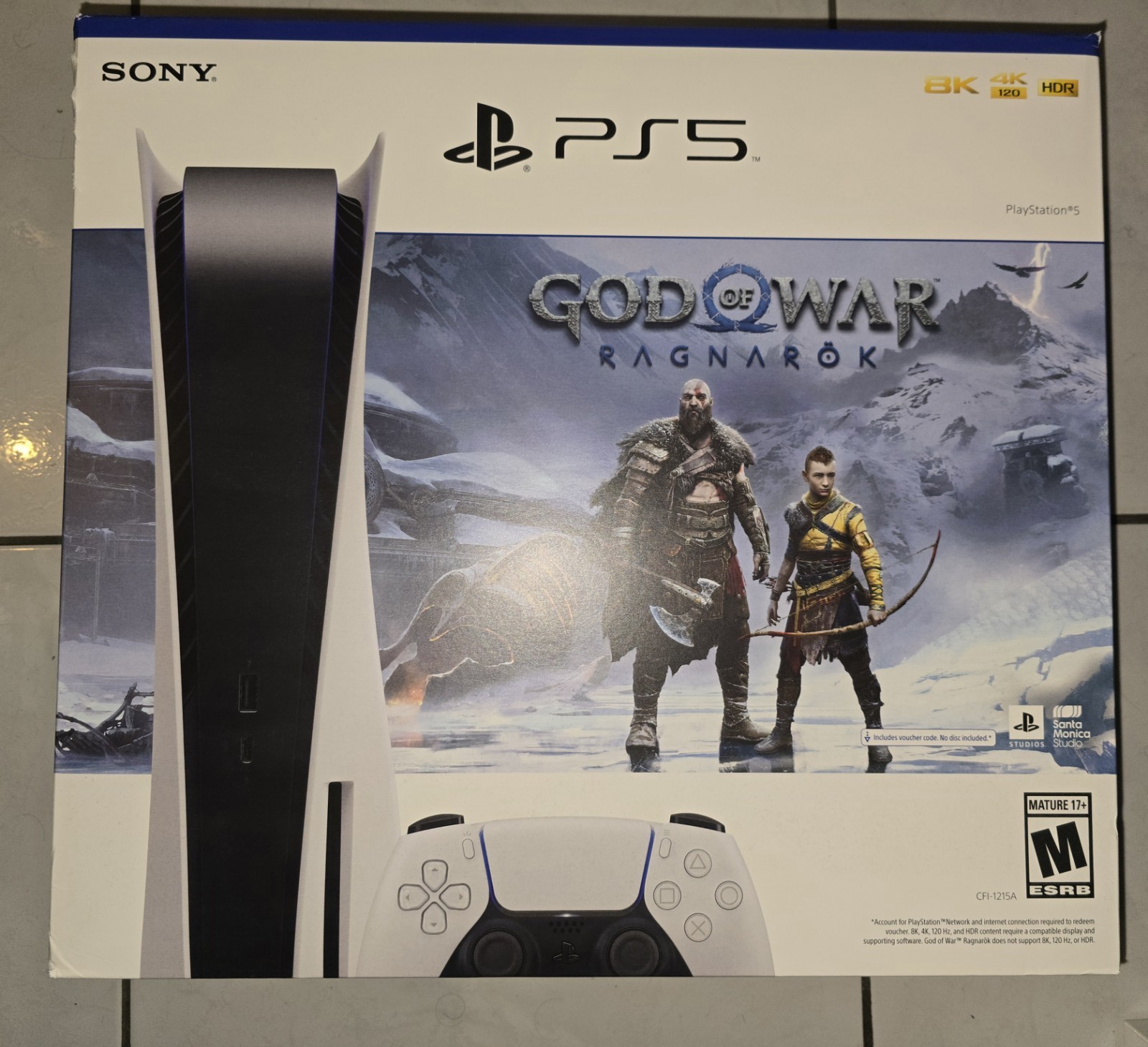 [EXCELLENT] Sony PlayStation 5 God Of War Ragnarok Edition 825 GB Home Console