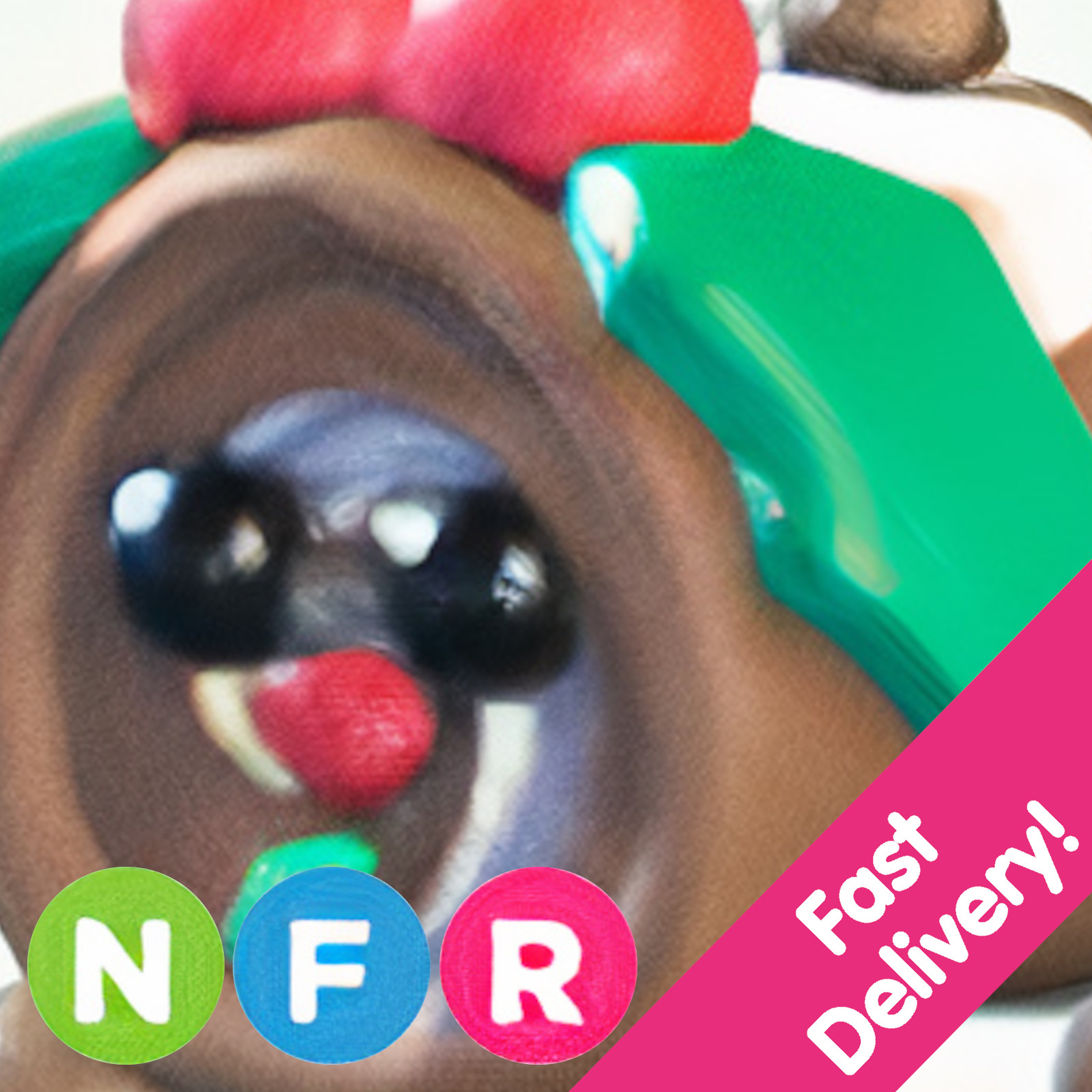 Yule Log Dog ✨ Neon Fly Ride MFR ✨ US Seller Adopt From Me Today