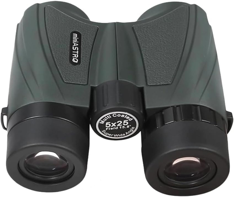 5X25 Binoculars Telescope 15.8° Ultra Wide Andle 829Ft/1000Yds Field of View for