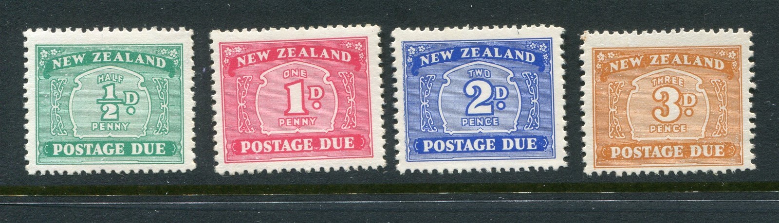 New Zealand #J22-25 Postage Due Complete Set [Mint Never Hinged]