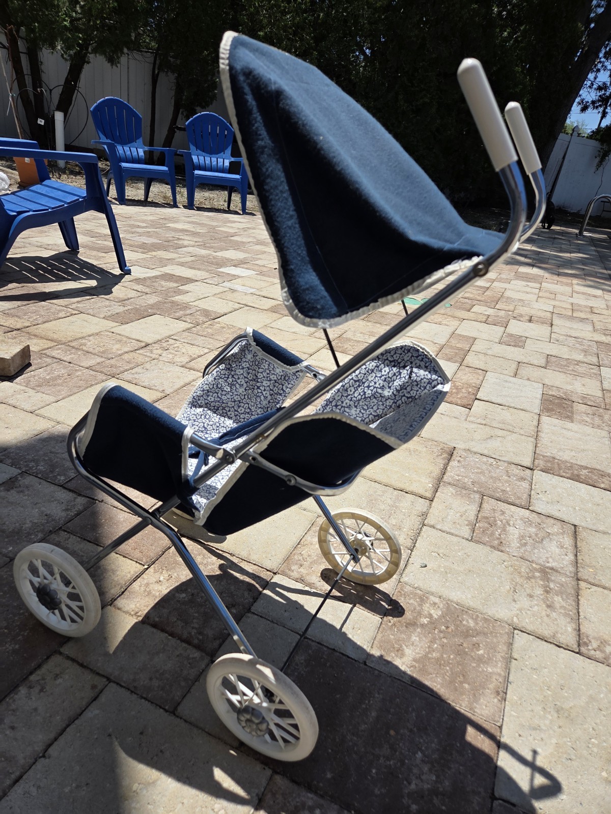 Vintage 70s Doll Stroller. Super Cute OOAK