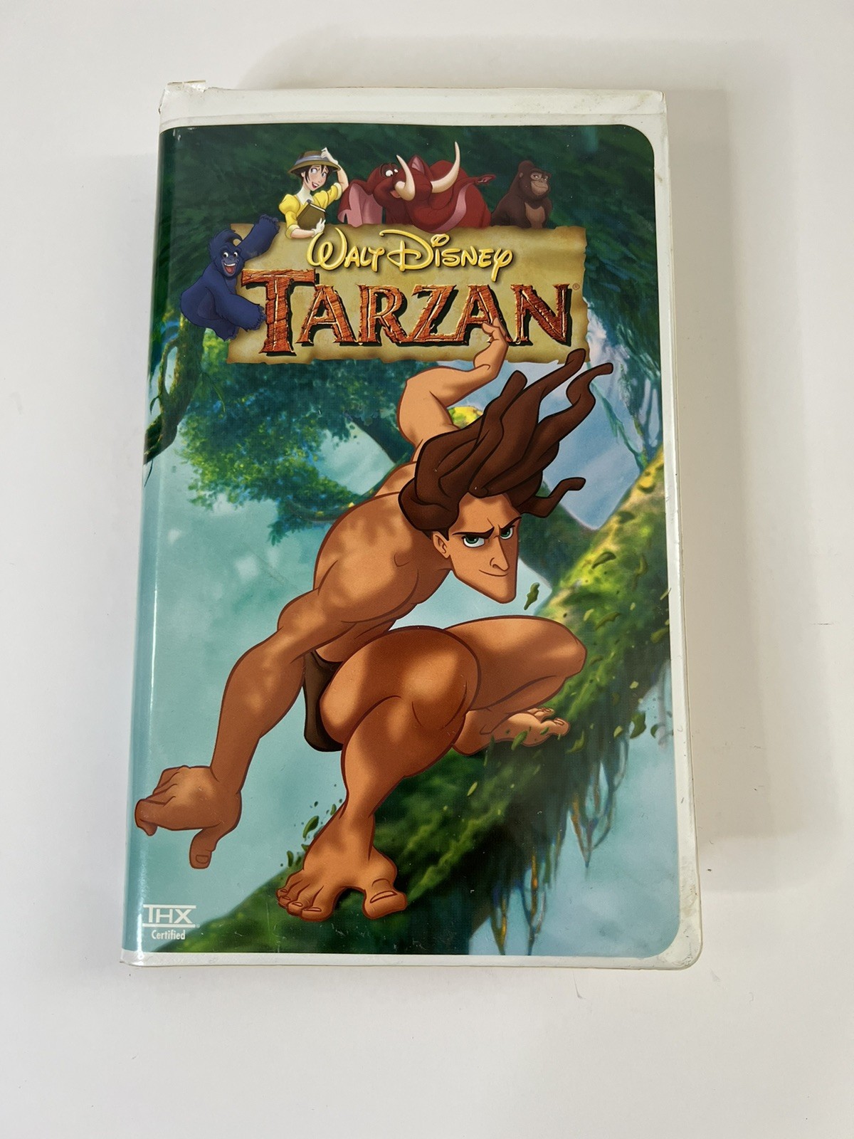 Tarzan Walt Disney VHS Animated Family Adventure Phil Collins