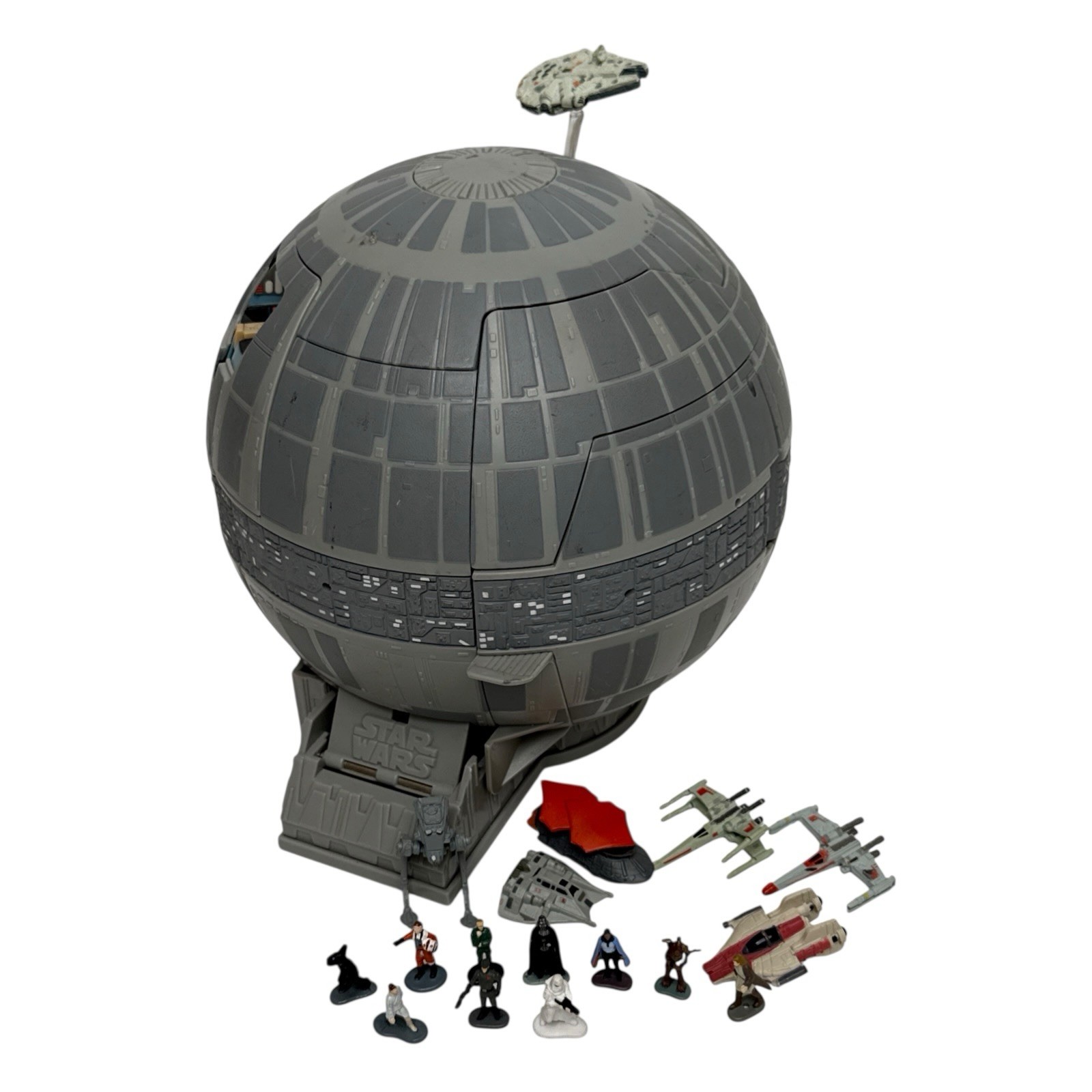 Star Wars Micro Machines Double Take Death Star 1997 Galoob 9 Figures 7 Vehicles