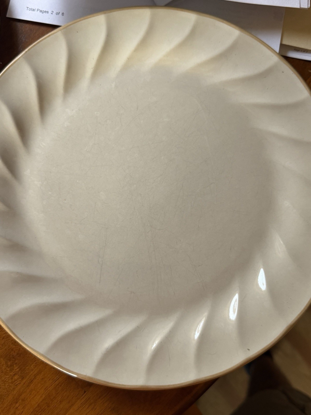 Hearthside Stoneware Dinner Plates 10.5" Set of 2, Vintage Baroque Autumn