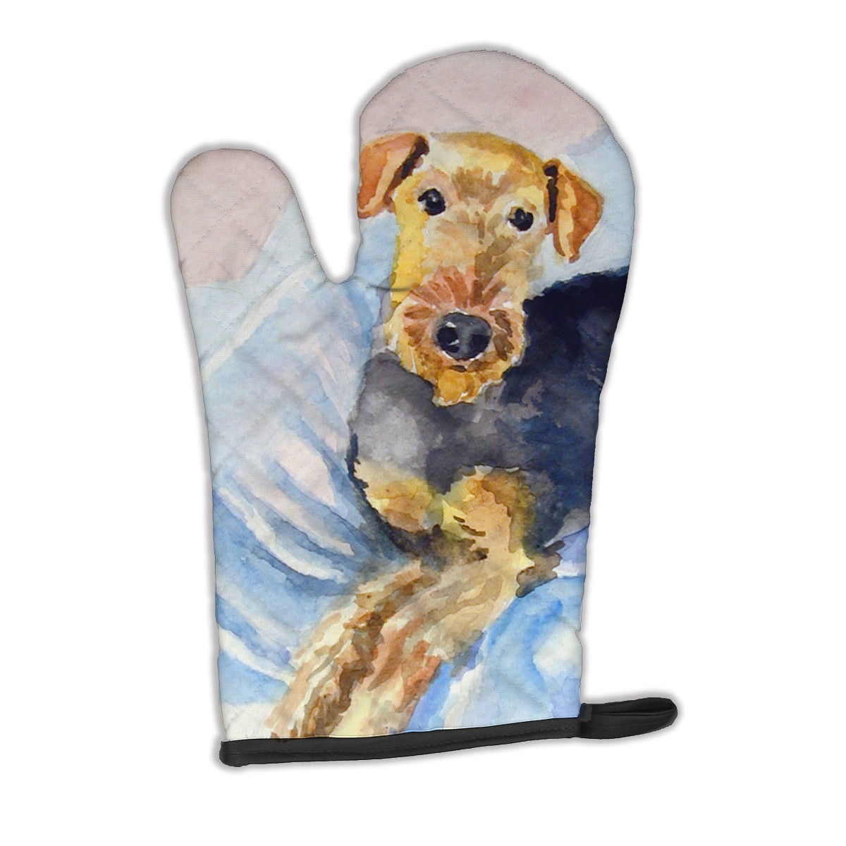 Caroline's Treasures Cozy Airedale Terrier Oven Mitt 7335OVMT