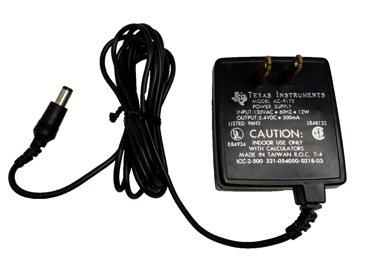 OEM Texas Instruments AC-9175 Ac adapter for TI-5032SV & others