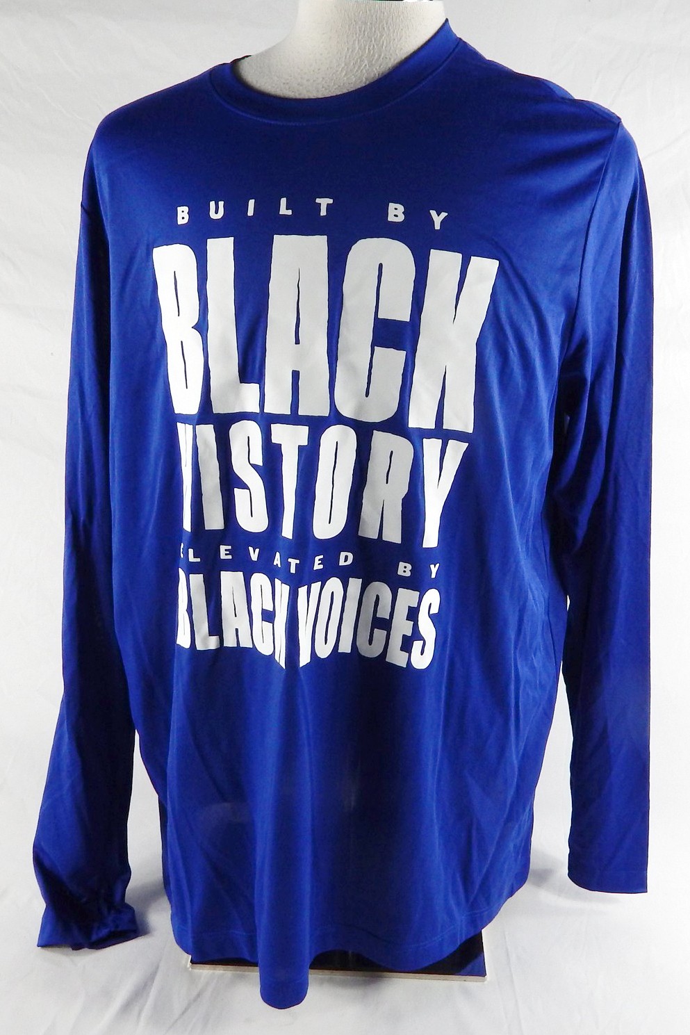 2024-25 Philadelphia 76ers Alex Reese #65 Game Used Blue T-Shirt BHM XXL 894