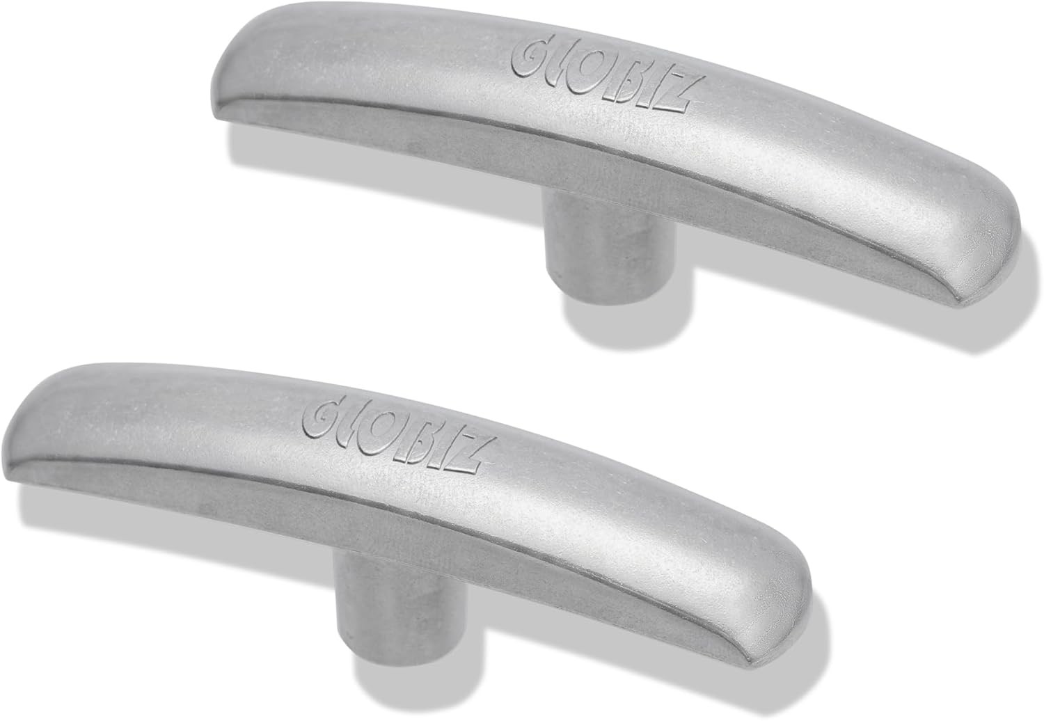 RV Waste Water Valve Handles Replacement Fit for 1 1/2"，2” and 2 Pack, Silver 