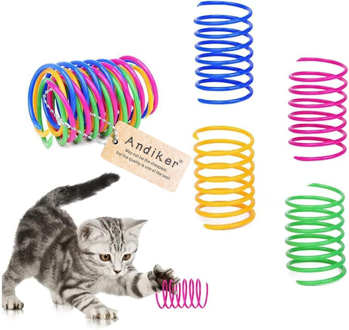 Interactive Cat Spiral Creative Spring Toy to Kill Time and Keep Fit, St