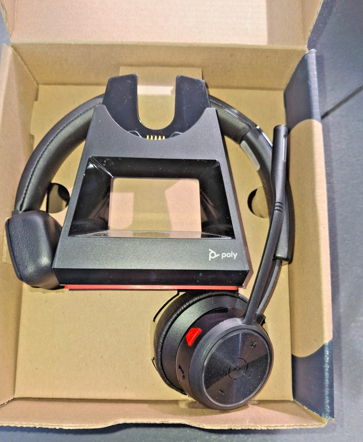 Poly Savi 7310-M Office DECT Wireless Headset Open Box preowned. works