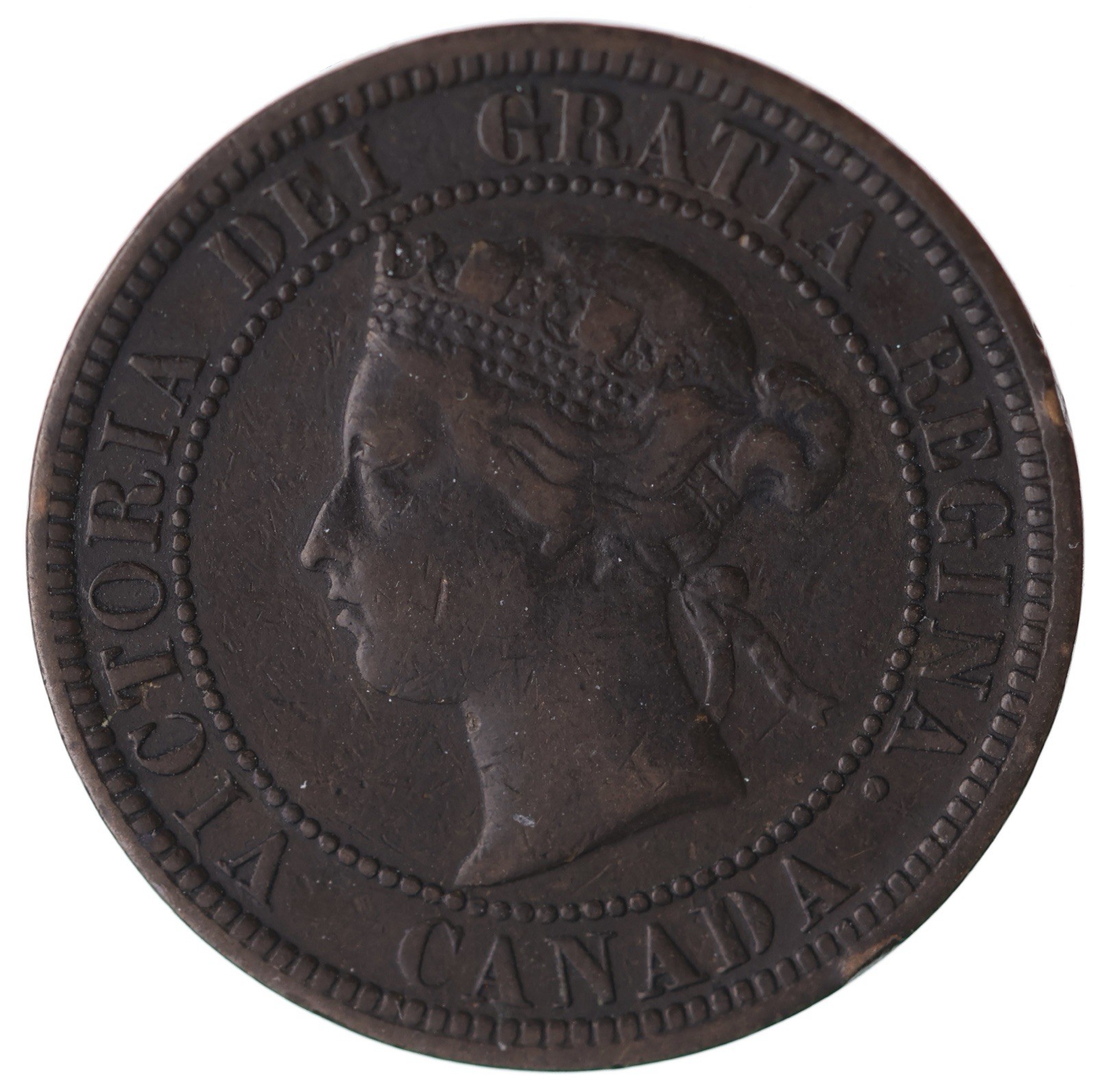 1876H Canada 1 Cent - F/VF - Lot#13711