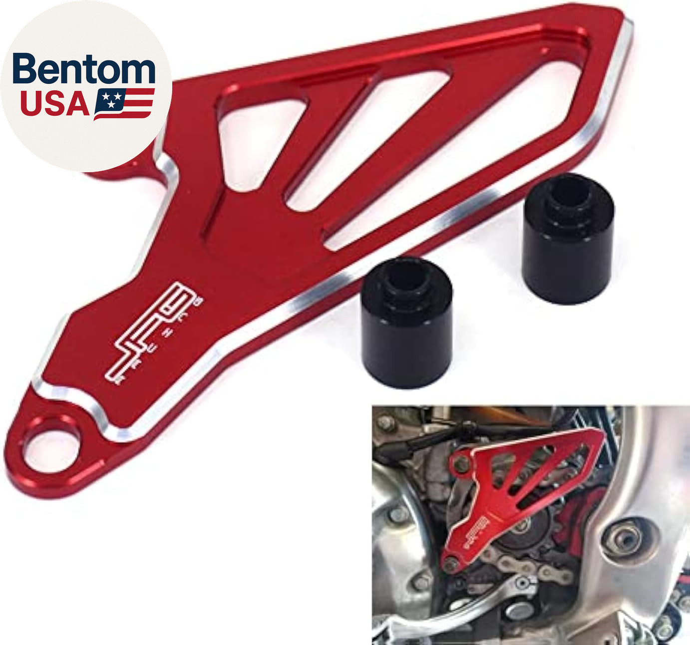 CNC Front Sprocket Cover Guard for CR250R 2002-2007/CRF250R 2004-2009/CRF250X 20