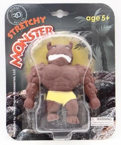 Royal Deluxe Stretchy Monster 5 1/2" BROWN BULL BEAST Figure NEW