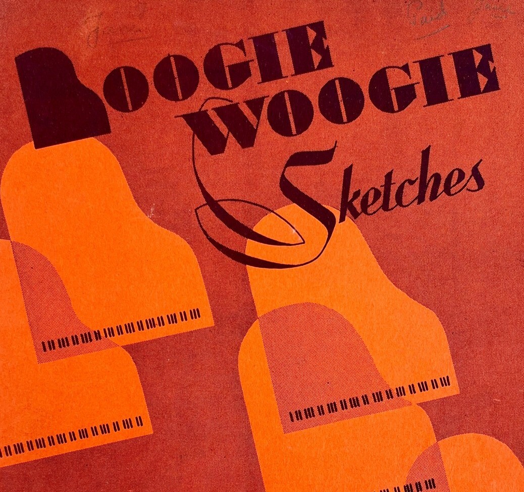 Boogie Woogie Sketches 1943 Piano Song Instruction Book 1st Edition PB DWFFBK
