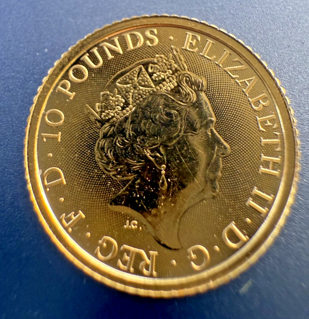 1/10 oz British Gold Britannia Coin, 2022 SCALES EDITION