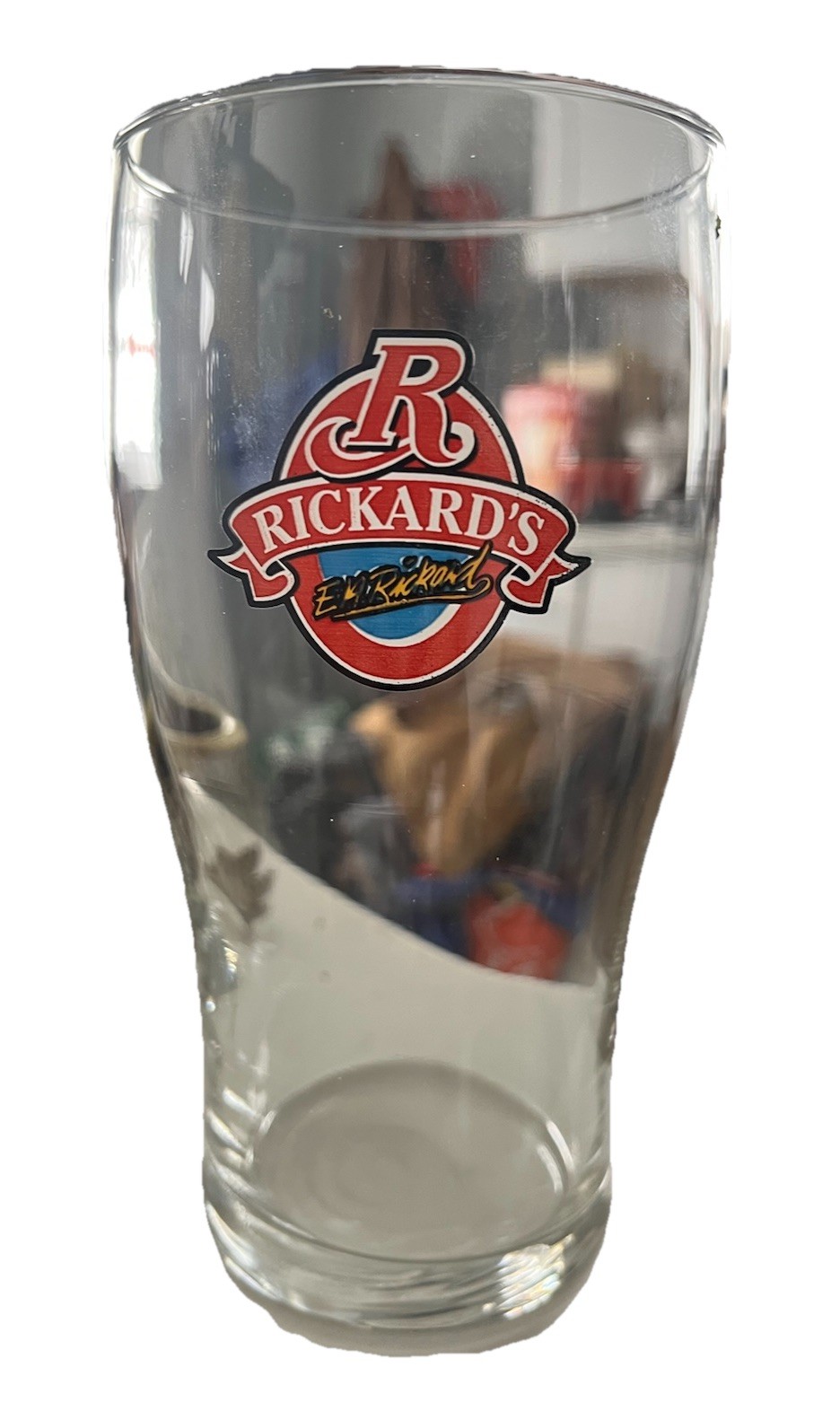 Rickard’s Beer Drinking Glass Mint Condition Rare Vintage Find Man Cave Must