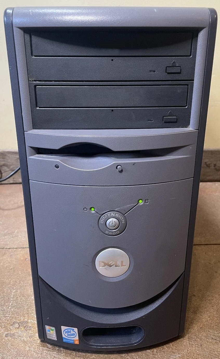 Retro Dell Dimension 2400 Pentium 4 2.66 GHz 512 MB RAM No HDD Boots to BIOS