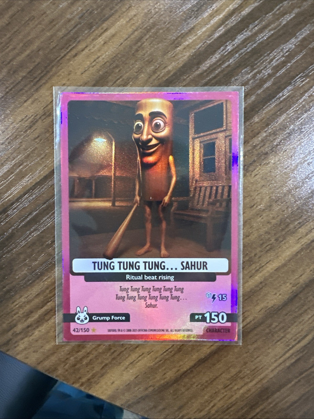 Tung Tung Tung Sahur Italian Brainrot Holo Ultra Rate