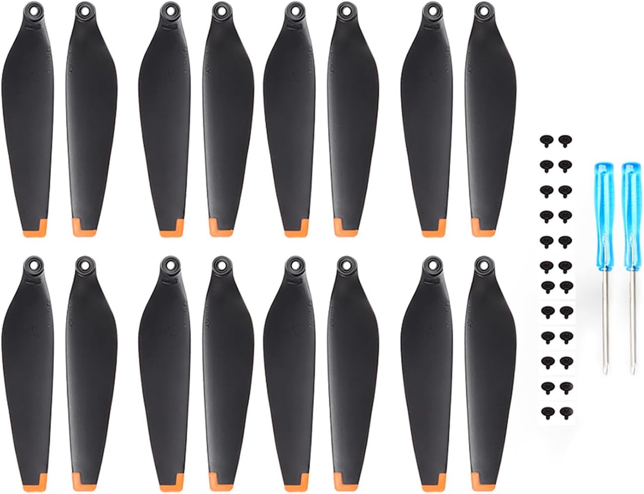 16Pcs Mini 4 Pro/Mini 3 Pro Propellers for DJI Mini 4 Pro/Mini 3 Pro Low-Noise B