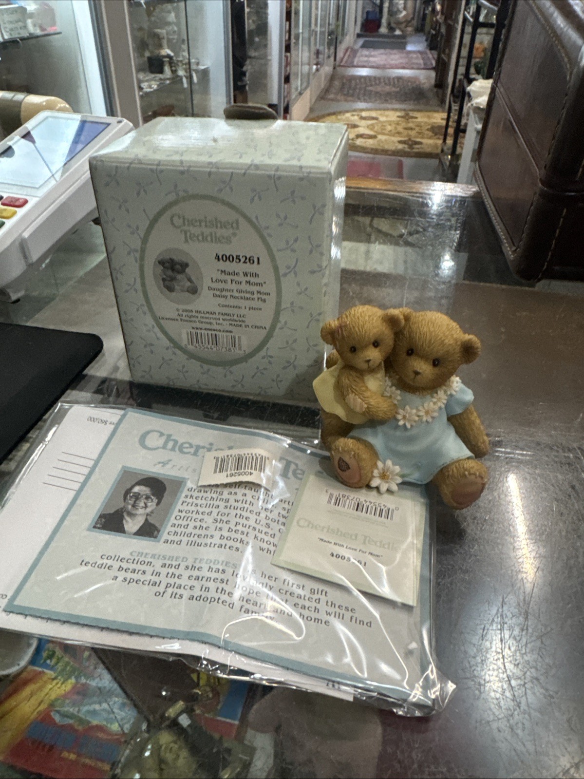 Cherished Teddies 4005261  “made with Love For Mom” NIB ✨