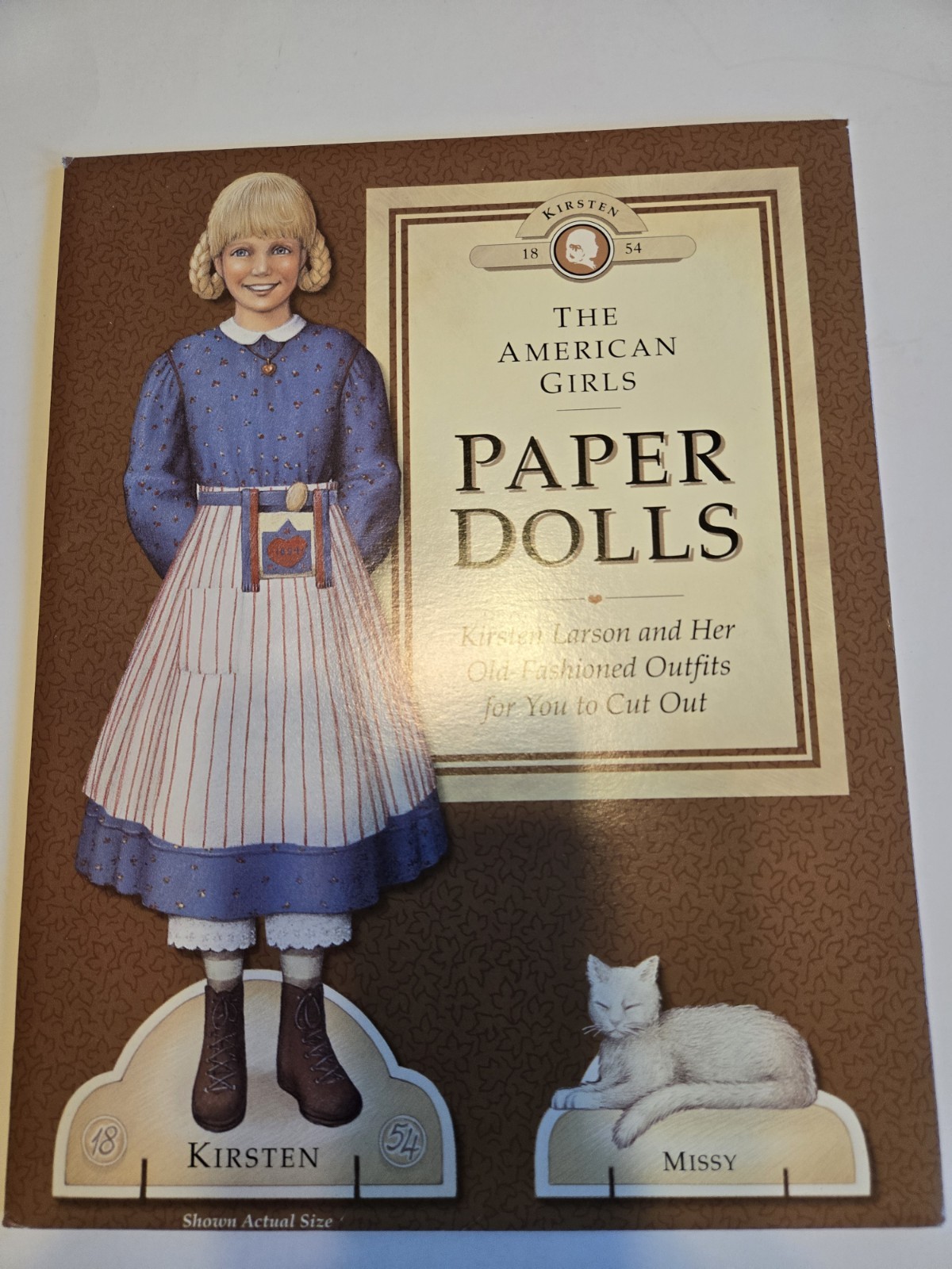 American Girl Kirsten Paper Doll Set Never Used