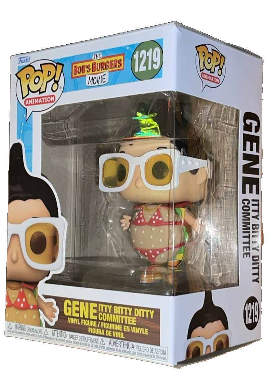 FUNKO POP~ BOB'S BURGERS MOVIE~ 2021~ GENE-ITTY BITTY DITTY COMMITTE # 1219