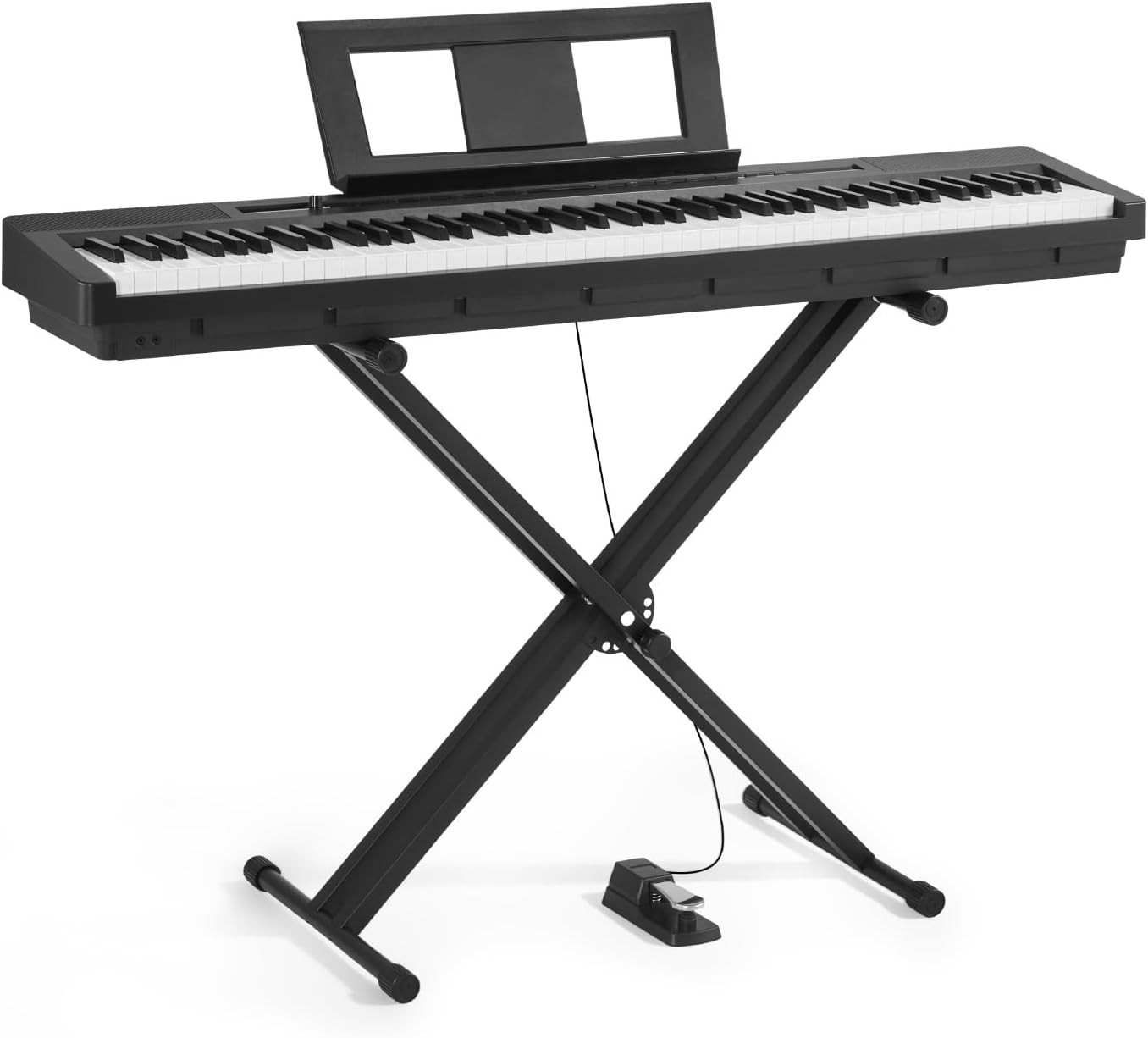 Weighted Digital Piano, 88 Keys Fully Weighted, Electric Piano Dual Keyboard & S