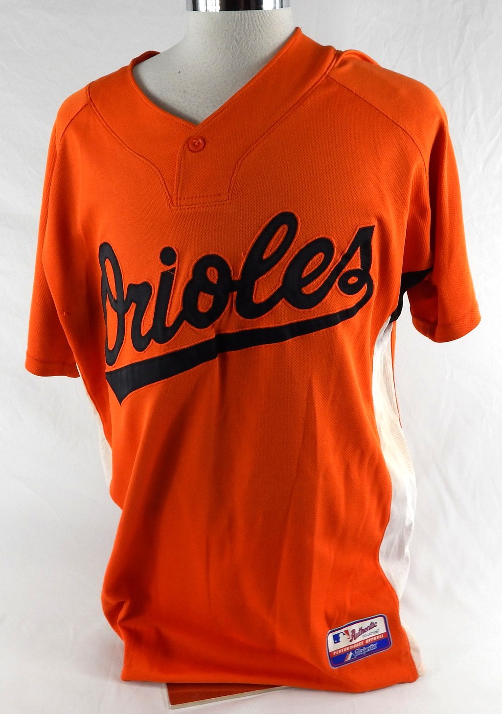 2007-08 Baltimore Orioles Avery #88 Game Used Orange Jersey ST BP 46 464