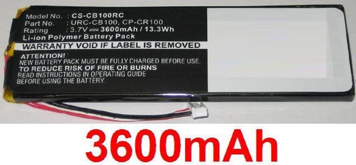 Battery 3600mAh Type CP-CR100 URC-CB100 for Sonos Controller CB100 CR100