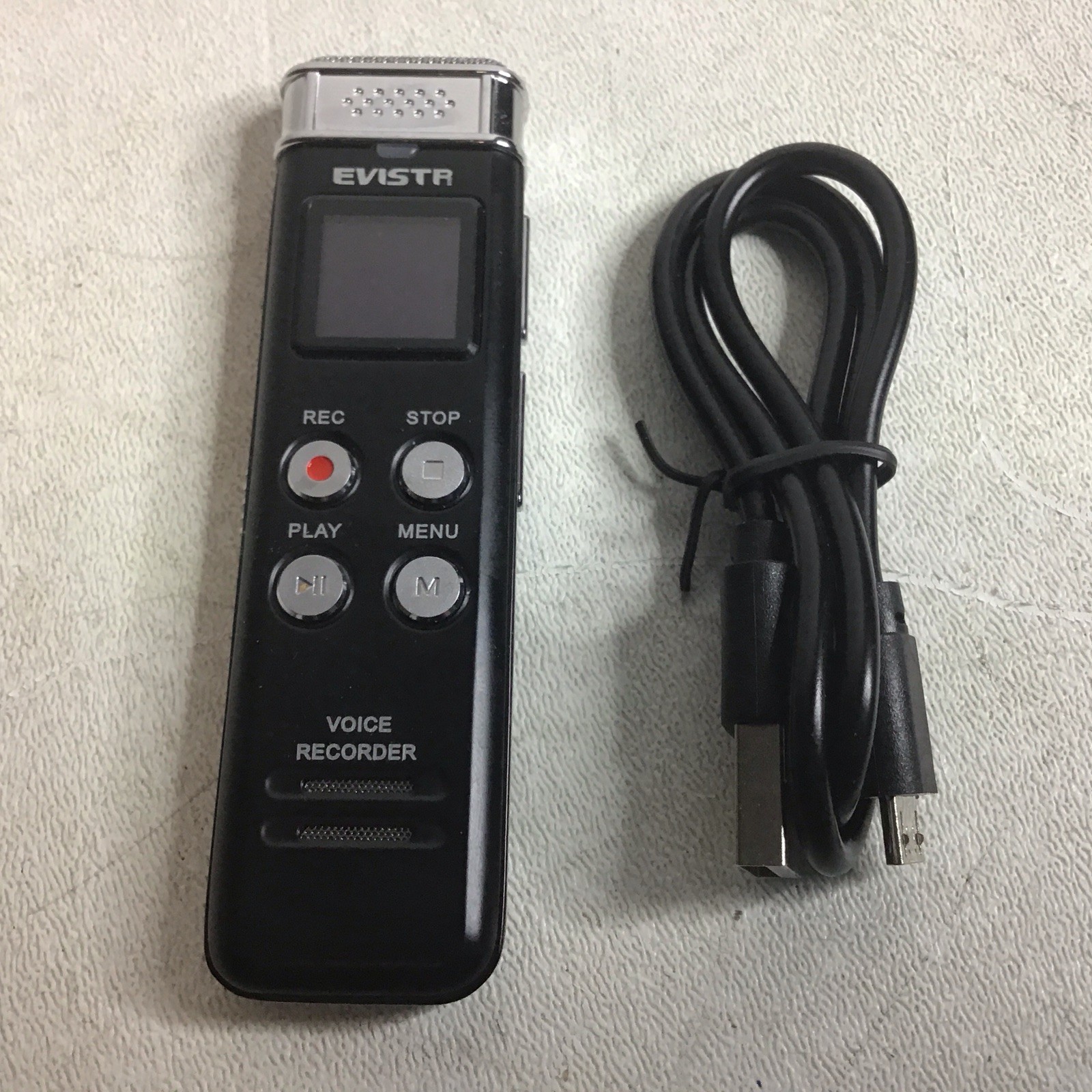 EVISTR L57 8GB DIGITAL VOICE RECORDER A4 7-7 Working 