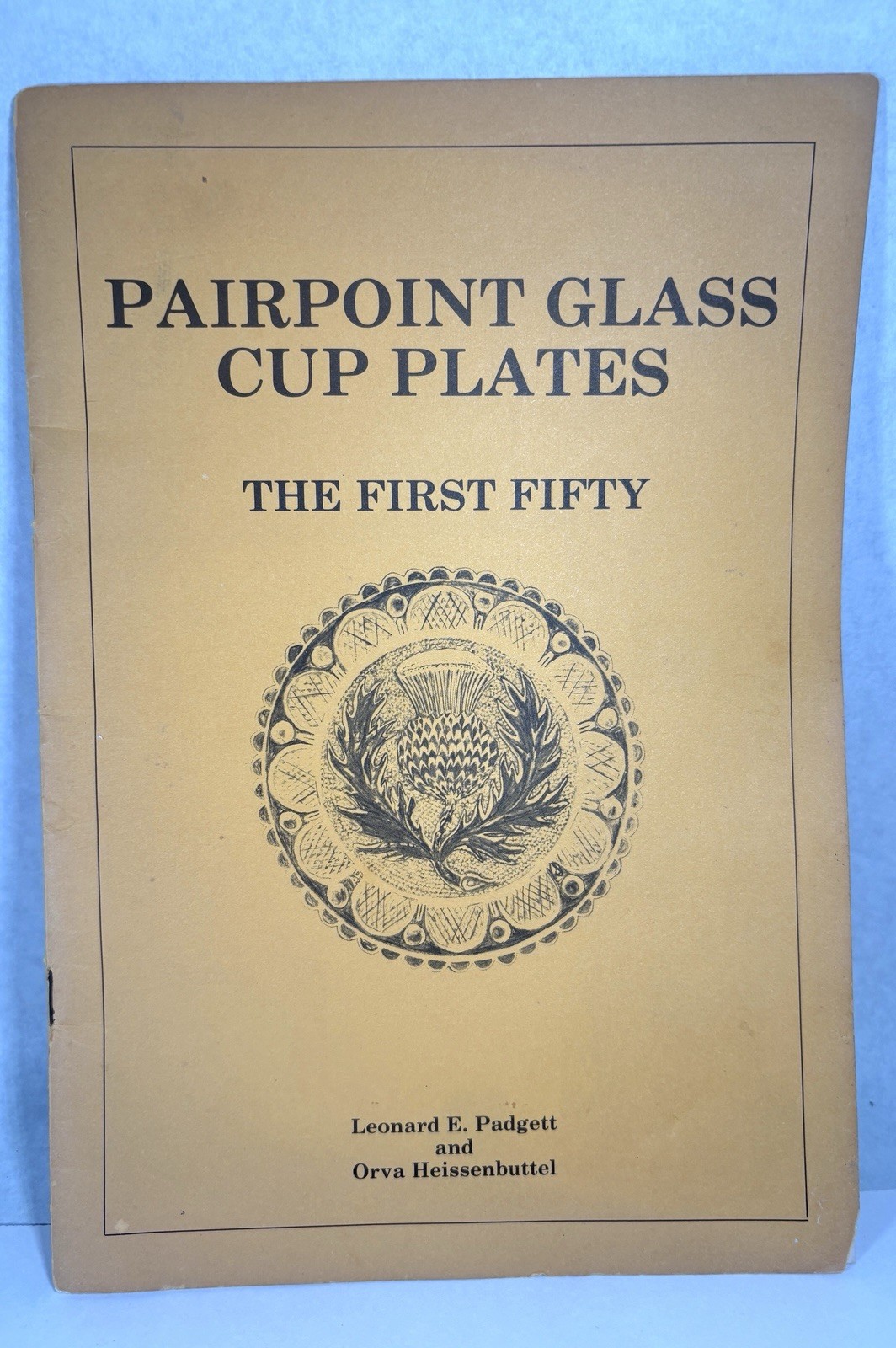 1978 Cup Plate Collector Guide Book Pairpoint Glass Thornton Burgess 1st Ed.
