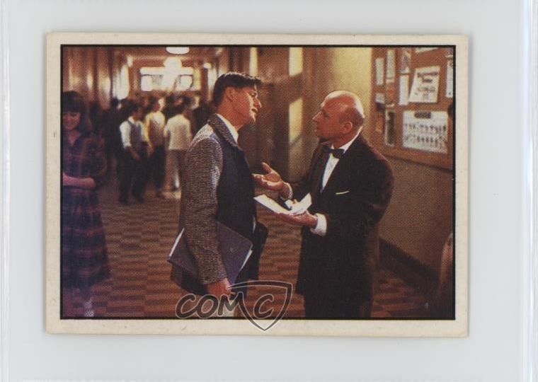 1985 Panini Back To The Future George McFly Mr Strickland #107 1gx7