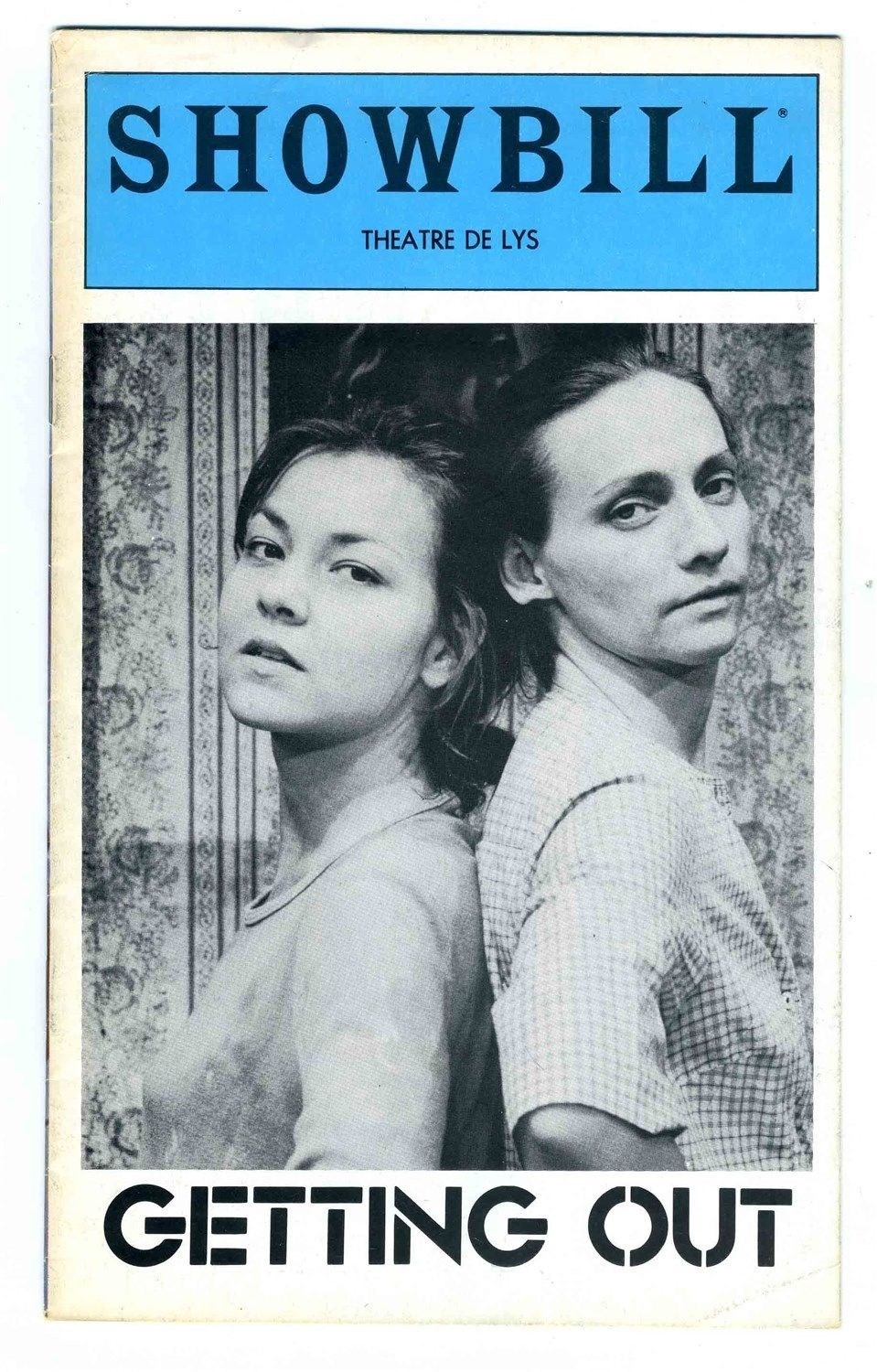 Showbill Getting Out 1979 Kevin Bacon Dale Soules New York Theatre De Lys