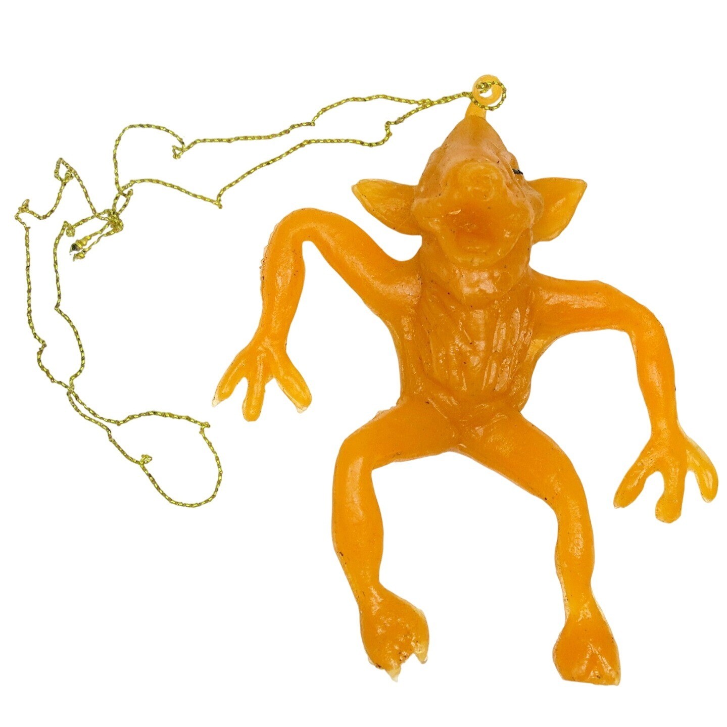 Pig Man Jiggler – Vintage 60s-70s Alien Monster Toy, Hong Kong Rubber (3.5")