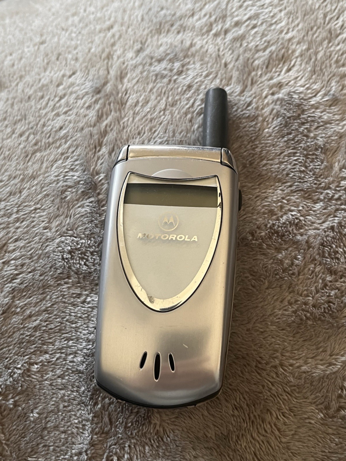 Motorola V60i Cell Phone Silver Flip Phone (with BATTERY) No Charger